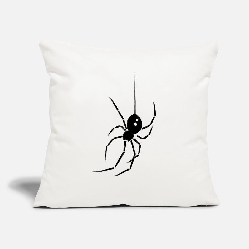 Spinne Schwarze Witwe Sofakissenbezug 45 x 45 cm