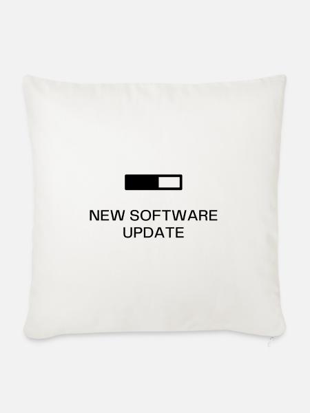 NEW SOFTWARE UPDATE - Sofakissenbezug 45 x 45 cm - Naturweiß 