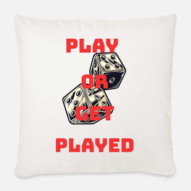 Sigura Design Play - Sofakissenbezug 45 x 45 cm - Naturweiß 