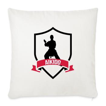 Aikido - Sofa pillowcase 17,3'' x 17,3'' (45 x 45 cm) - natural white - Front