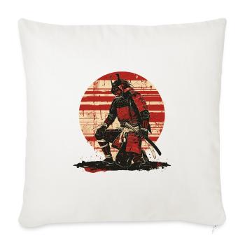 Red Samurai Battle Look,Ronin - Sofa pillowcase 17,3'' x 17,3'' (45 x 45 cm) - natural white - Front