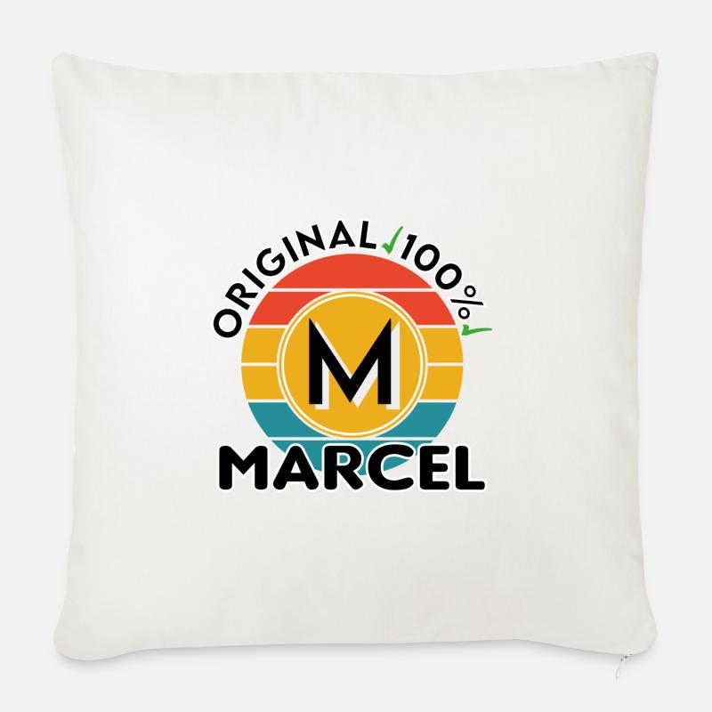 Marcel - Sofakissenbezug 45 x 45 cm - Naturweiß