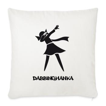 DABBING HANKA - Sofakissenbezug 45 x 45 cm - Naturweiß  - Vorne