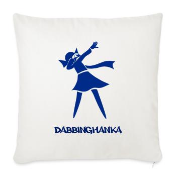 DABBING HANKA - Sofa pillowcase 17,3'' x 17,3'' (45 x 45 cm) - natural white - Front