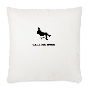 patron - Housse de coussin décorative 45 x 45 cm - blanc nature - Devant