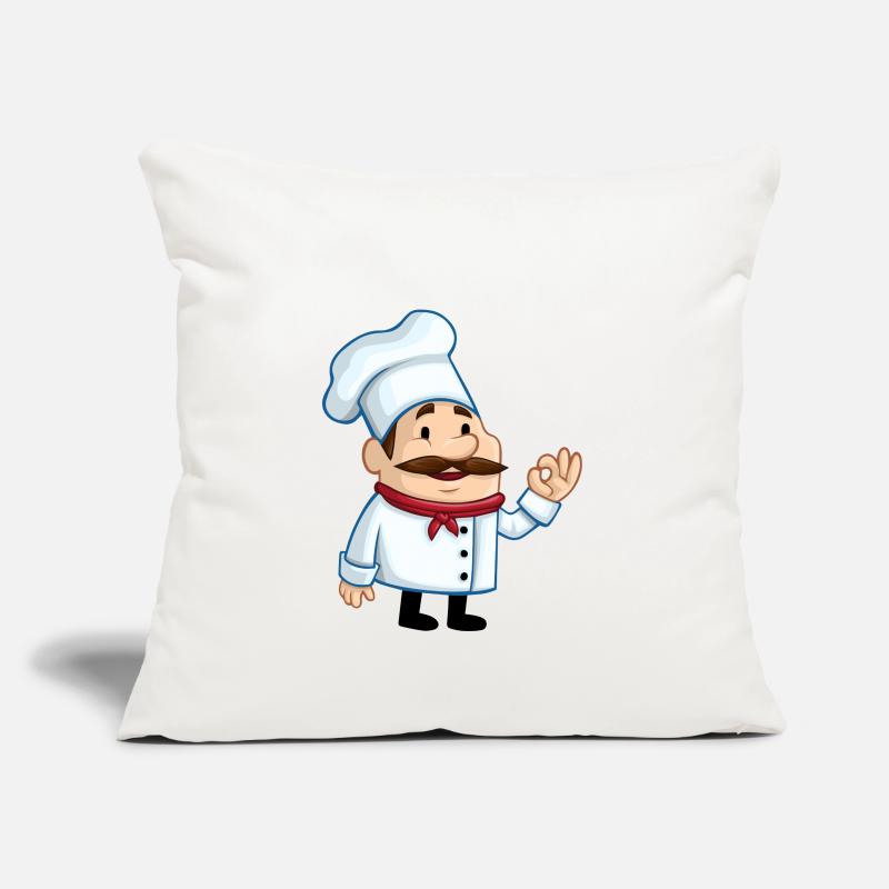 chef chef baker baecker kitchen kitchen kitchen1 Sofa pillowcase 17,3'' x 17,3'' (45 x 45 cm)
