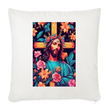 Jesus Christus - Sofakissenbezug 45 x 45 cm - Naturweiß  - Vorne