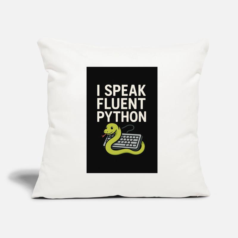 Python Coding Snake Sofa pillowcase 17,3'' x 17,3'' (45 x 45 cm)