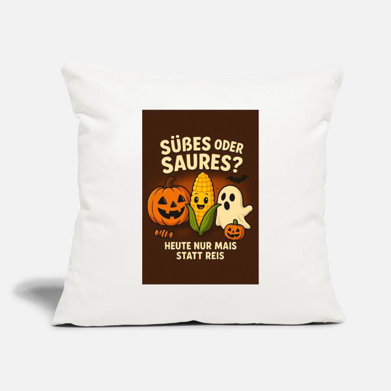 Süßes oder Saures Halloween Spaß Sofakissenbezug 45 x 45 cm