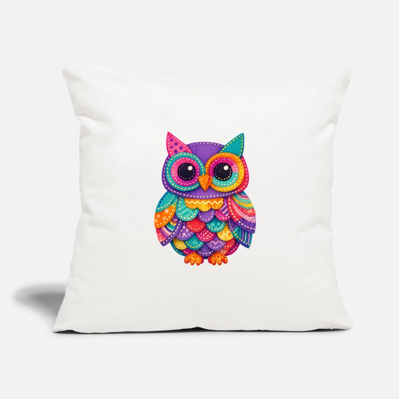 Patchwork Eulenzauber Sofakissenbezug 45 x 45 cm