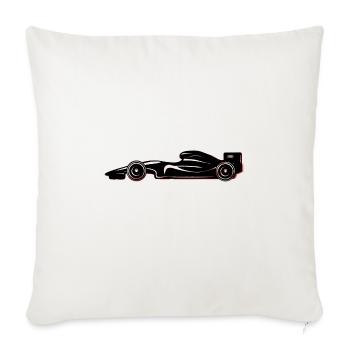 Auto Car Autosport - Sofa pillowcase 17,3'' x 17,3'' (45 x 45 cm) - natural white - Front