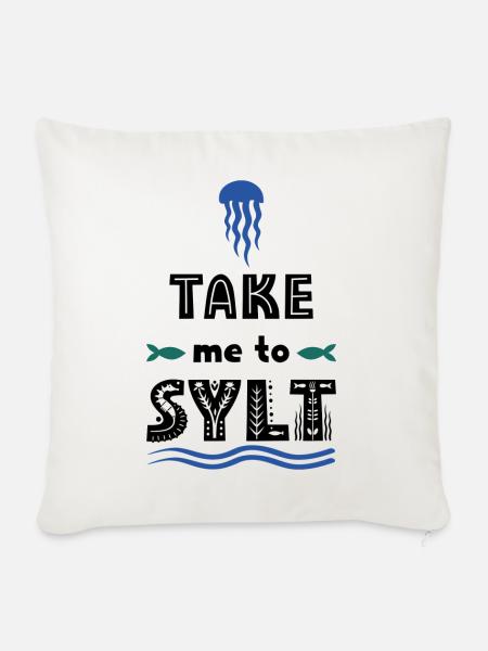 Sylt - Sofakissenbezug 45 x 45 cm - Naturweiß