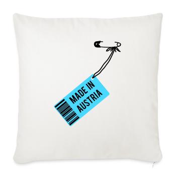 Made in Austria T-Shirt - Sofa pillowcase 17,3'' x 17,3'' (45 x 45 cm) - natural white - Front