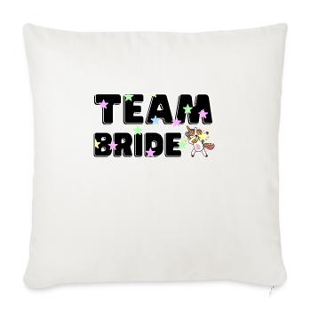 Magical Team Bride Enterrement de vie de jeune fille - Housse de coussin décorative 45 x 45 cm - blanc nature - Devant
