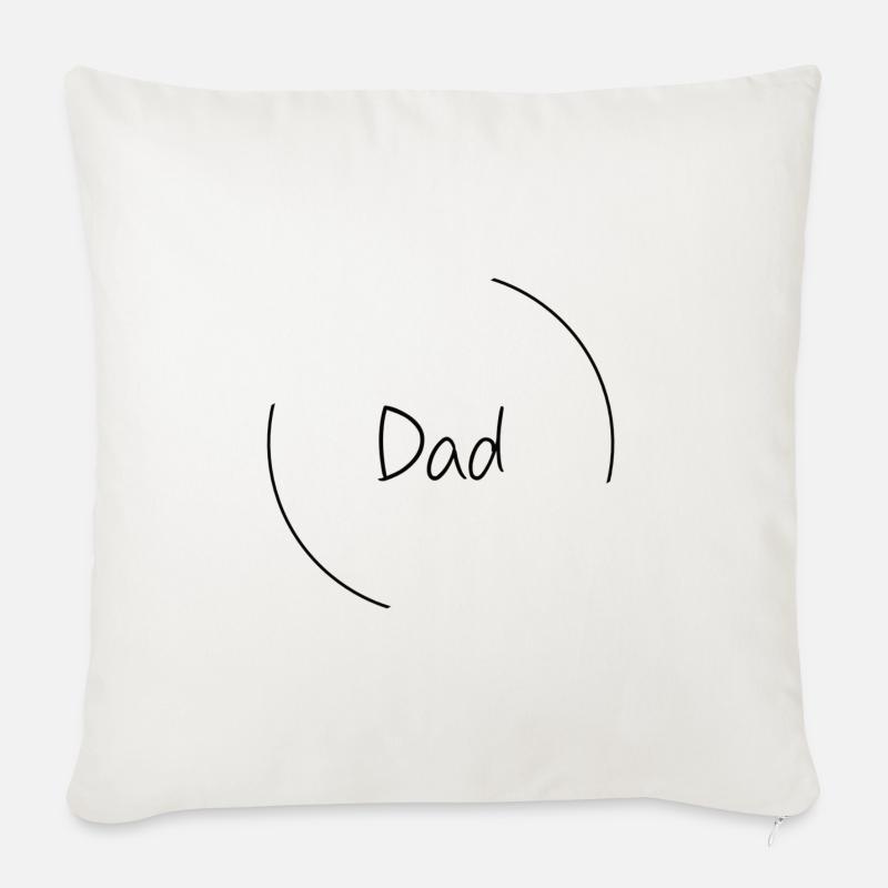 Dad - Sofakissenbezug 45 x 45 cm - Naturweiß 