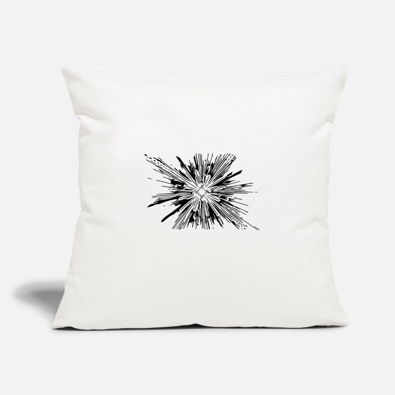 Vector Splash Explosion Housse de coussin décorative 45 x 45 cm