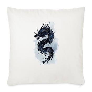 Dragon China Mythology Gift - Sofa pillowcase 17,3'' x 17,3'' (45 x 45 cm) - natural white - Front