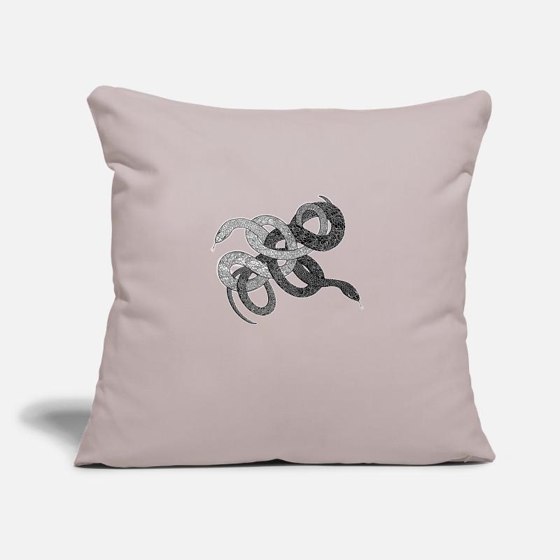 Schlangen Geschenk python anaconda snake Sofakissenbezug 45 x 45 cm