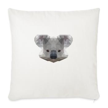 Mr Koala - Sofakissenbezug 45 x 45 cm - Naturweiß  - Vorne
