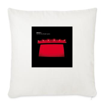 Interpol - Sofakissenbezug 45 x 45 cm - Naturweiß  - Vorne