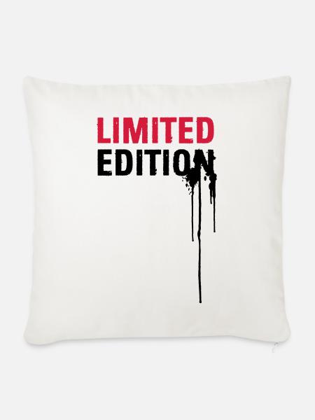 Limited Edition - Sofakissenbezug 45 x 45 cm - Naturweiß 