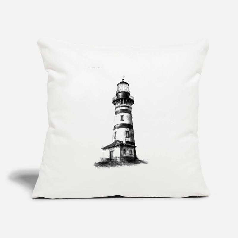 Conception de phare pour l’auto-conception Housse de coussin décorative 45 x 45 cm