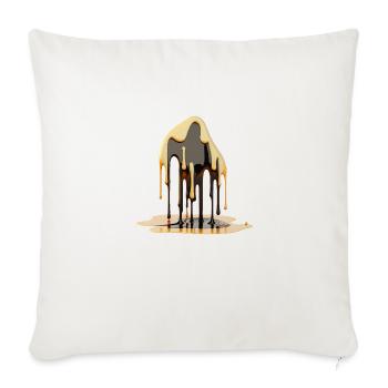 MELTING - Sofa pillowcase 17,3'' x 17,3'' (45 x 45 cm) - natural white - Front