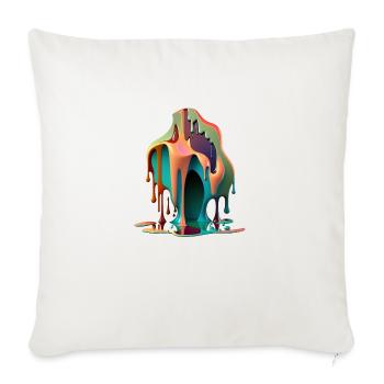 DRIPPY - Sofa pillowcase 17,3'' x 17,3'' (45 x 45 cm) - natural white - Front