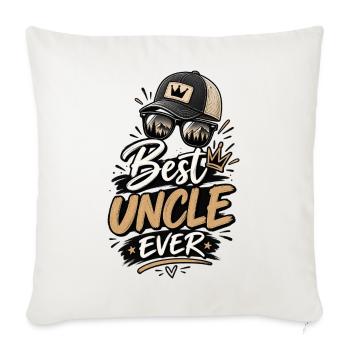 Best Uncle Ever Outdoors - Sofa pillowcase 17,3'' x 17,3'' (45 x 45 cm) - natural white - Front