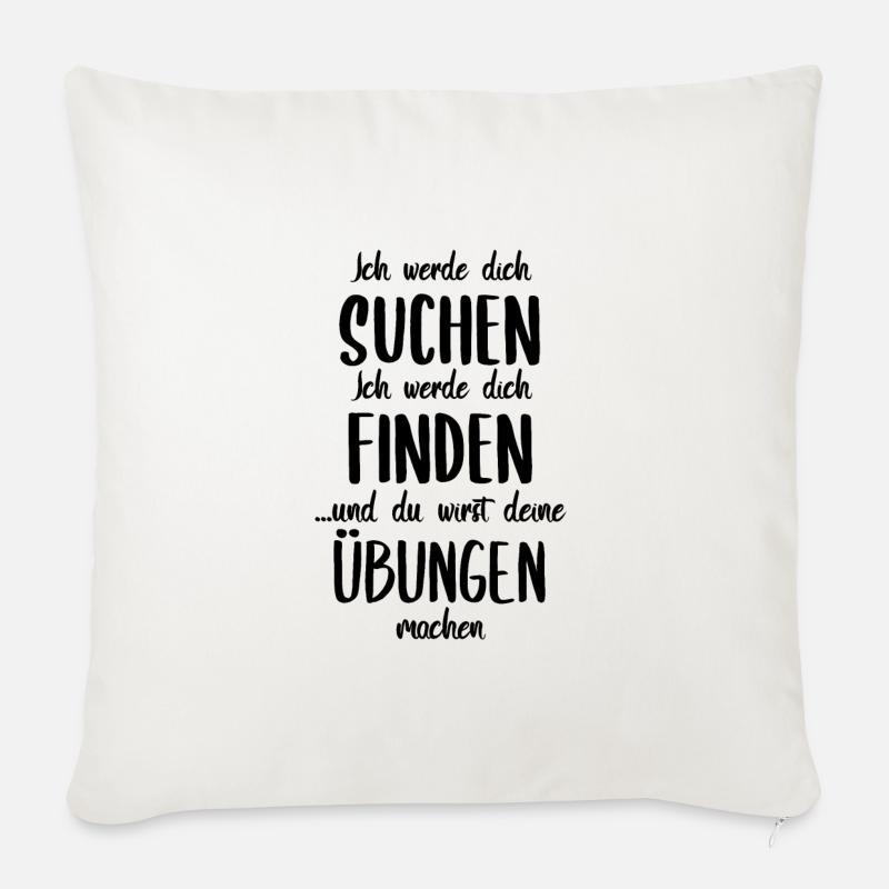 Physiotherapie Physiotherapeut Spruch Geschenk - Sofakissenbezug 45 x 45 cm - Naturweiß 