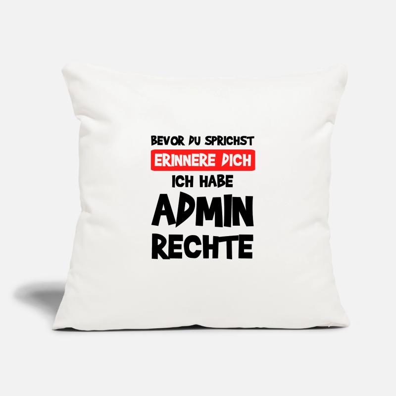 System Admin Administratoren Computer Geschenk Sofakissenbezug 45 x 45 cm