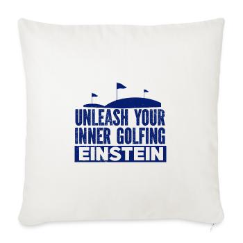 Golf - Golf Club Goldspieler Birdie Elite Luxury - Housse de coussin décorative 45 x 45 cm - blanc nature - Devant