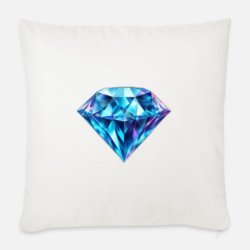 Diamant - Sofakissenbezug 45 x 45 cm - Naturweiß