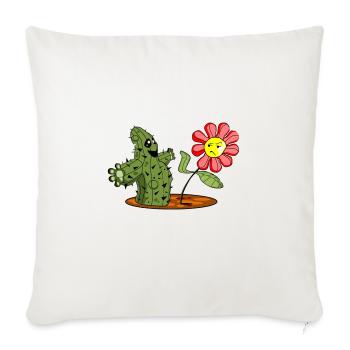 Give me a hug - Sofa pillowcase 17,3'' x 17,3'' (45 x 45 cm) - natural white - Front