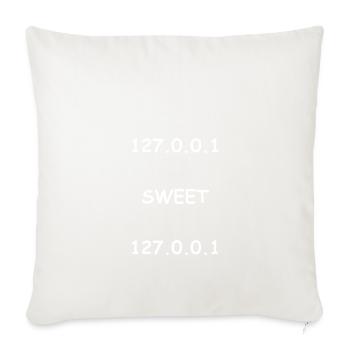 127.0.0.1 SWEET 127.0.0.1 - Housse de coussin décorative 45 x 45 cm - blanc nature - Devant