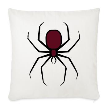 Spooky Halloween Creepy Goth Spider 3 - Sofa pillowcase 17,3'' x 17,3'' (45 x 45 cm) - natural white - Front