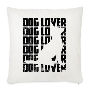 Snowboarders - Sofa pillowcase 17,3'' x 17,3'' (45 x 45 cm) - natural white - Front