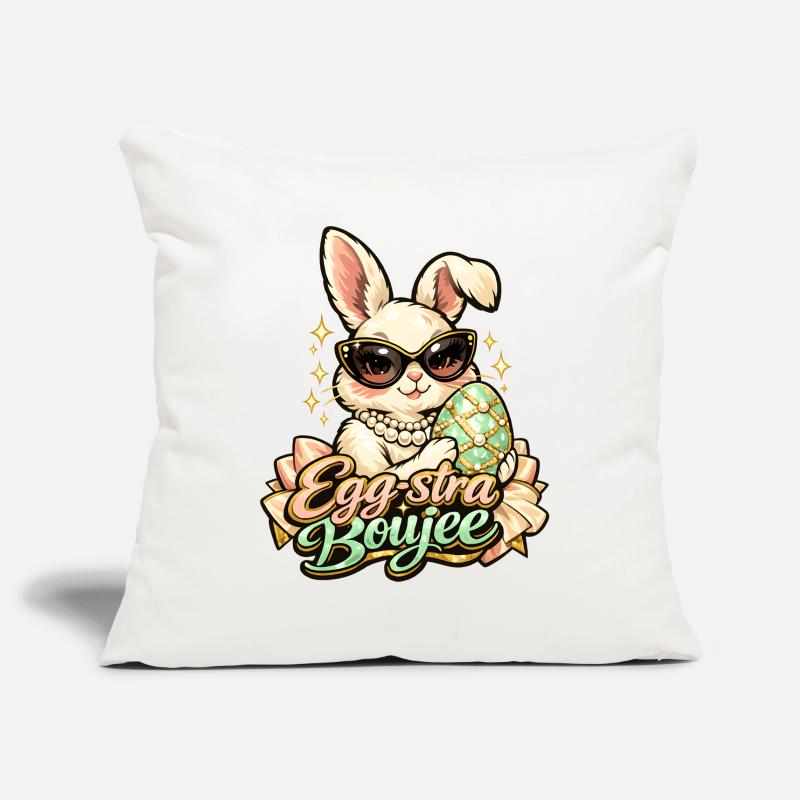 Egg-stra Boujee Easter Bunny Easter Sofa pillowcase 17,3'' x 17,3'' (45 x 45 cm)