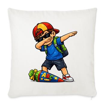 Dab ABC Sagittaire (brune) - Housse de coussin décorative 45 x 45 cm - blanc nature - Devant