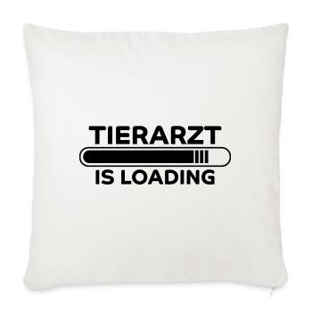 Tierarzt Spruch Beruf Lustiges Tierarzt Geschenk - Sofakissenbezug 45 x 45 cm - Naturweiß  - Vorne