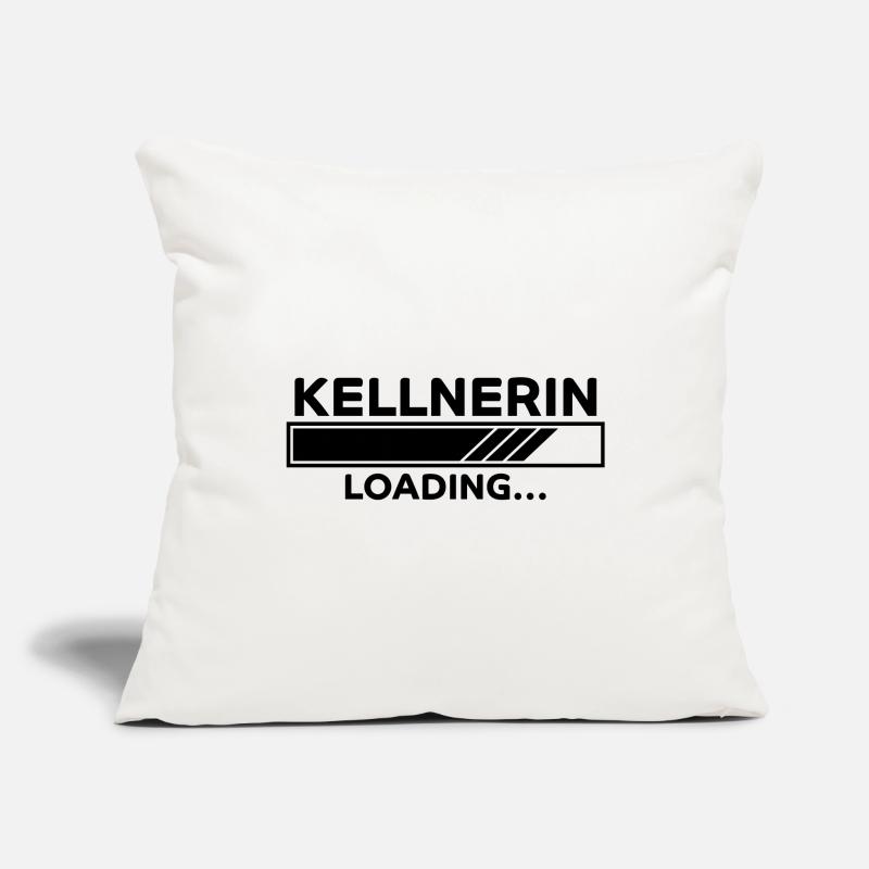 Kellnerin Spruch Kellner Beruf Kellnerin Geschenk Sofakissenbezug 45 x 45 cm