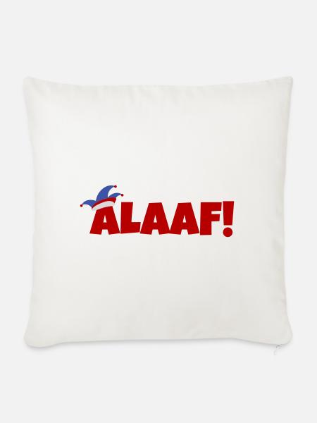 Alaaf - Sofakissenbezug 45 x 45 cm - Naturweiß