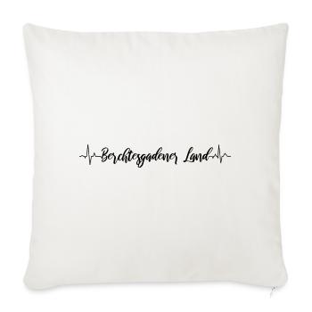 EKG Berchtesgadener Land - Sofakissenbezug 45 x 45 cm - Naturweiß  - Vorne