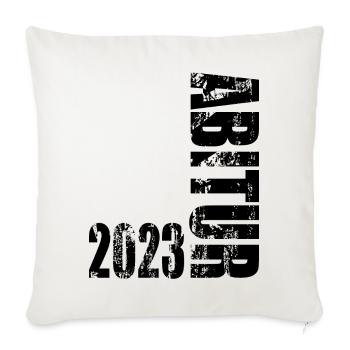 Abitur 2023 - Sofakissenbezug 45 x 45 cm - Naturweiß  - Vorne