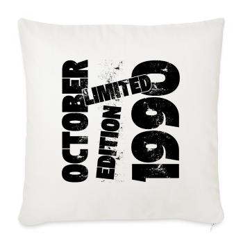 OCTOBER LIMITED EDITION 1990 - Sofa pillowcase 17,3'' x 17,3'' (45 x 45 cm) - natural white - Front