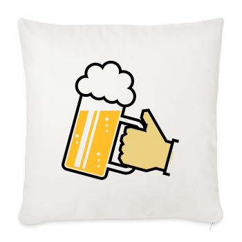 XGruß de Bavière (L3) - Housse de coussin décorative 45 x 45 cm - blanc nature - Devant