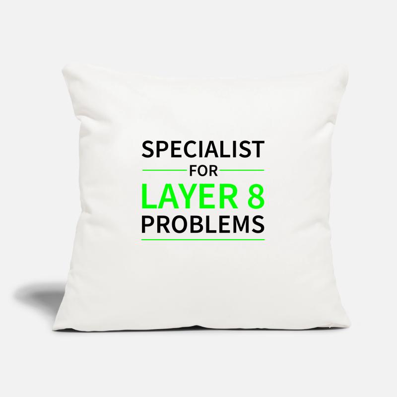 Specialist for layer 8 problems gift code Sofa pillowcase 17,3'' x 17,3'' (45 x 45 cm)
