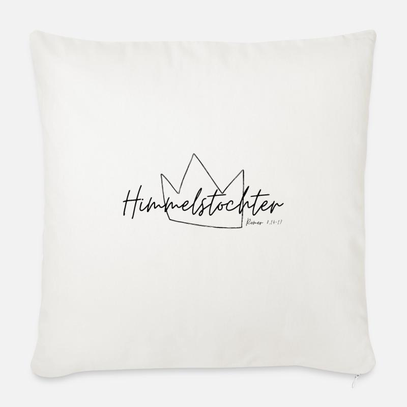 Himmelstochter - Sofakissenbezug 45 x 45 cm - Naturweiß 
