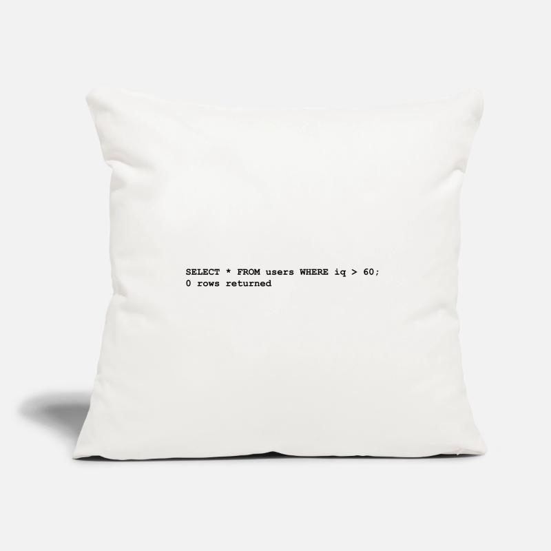 Users iq rows Programming Geschenk Informatik Sofakissenbezug 45 x 45 cm