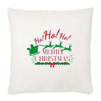 MERRY CHRISTMAS - Housse de coussin décorative 45 x 45 cm - blanc nature - Devant